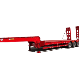 12Meter Mechanical Suspension Lowbed Semi Trailer