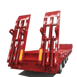 12Meter Air Suspension Lowbed Semi Trailer